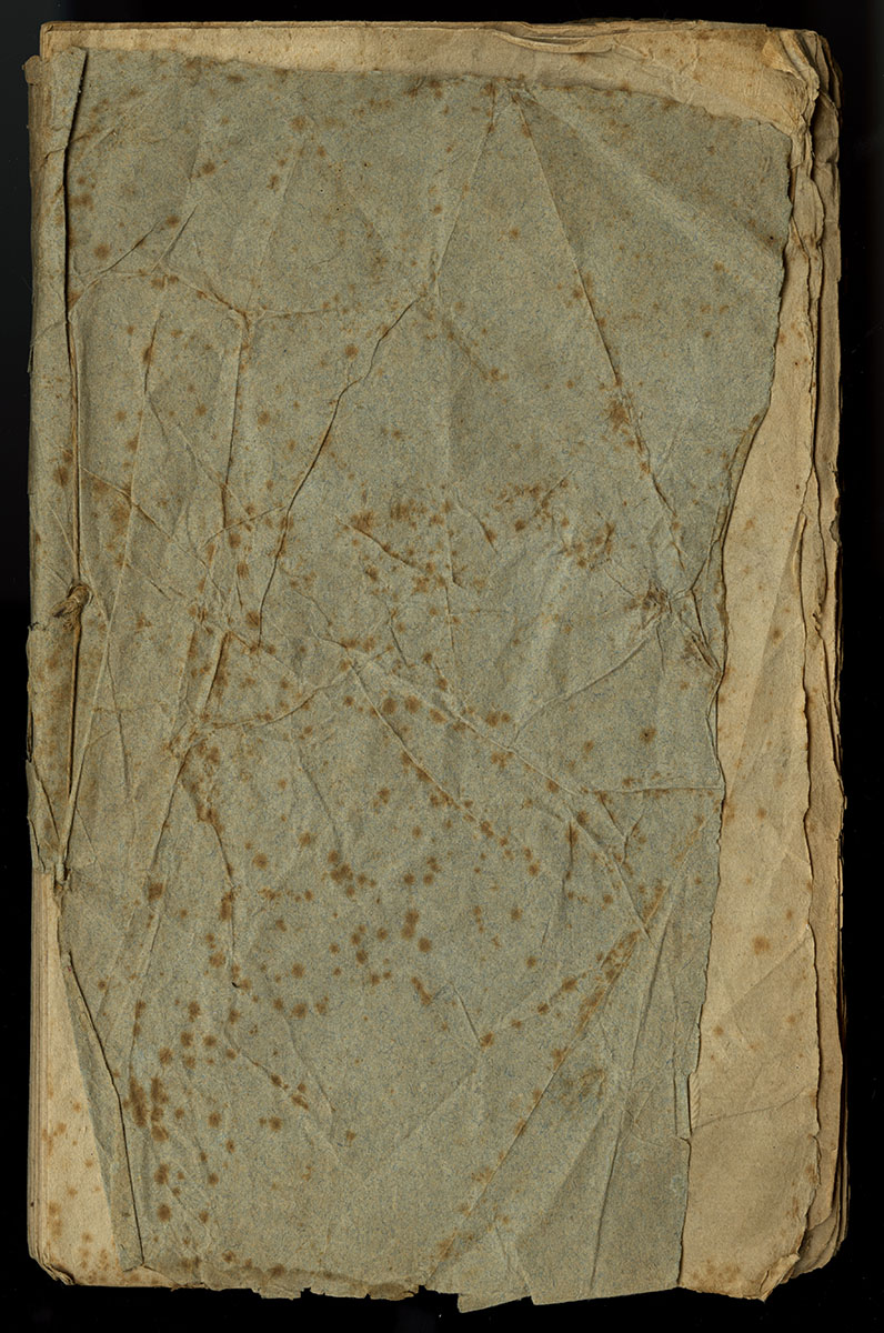 Mathew Carey, Histoire succincte de la fièvre maligne (Philadelphia, 1794). We appreciate the character of this book’s wrinkles: they speak of an interesting life! We will leave it as is, protected in a box.